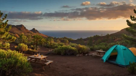 Imagen destacada para el artículo: Todo lo que Necesitas Saber sobre Camping en Gran Canaria
