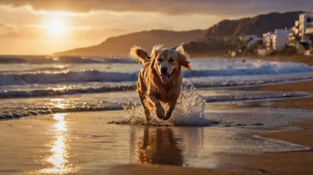 Imagen destacada para el artículo: Playas para Perros en Gran Canaria: ¡La Guía Definitiva para Chapuzones con tu Peludo!